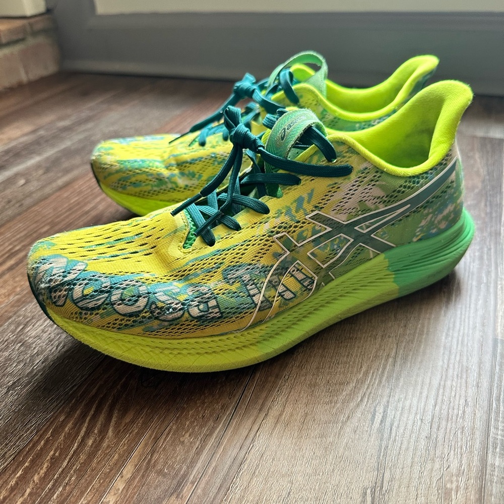 ASICS Noosa Tri 14 Sneakers - Neon Yellow and Teal
